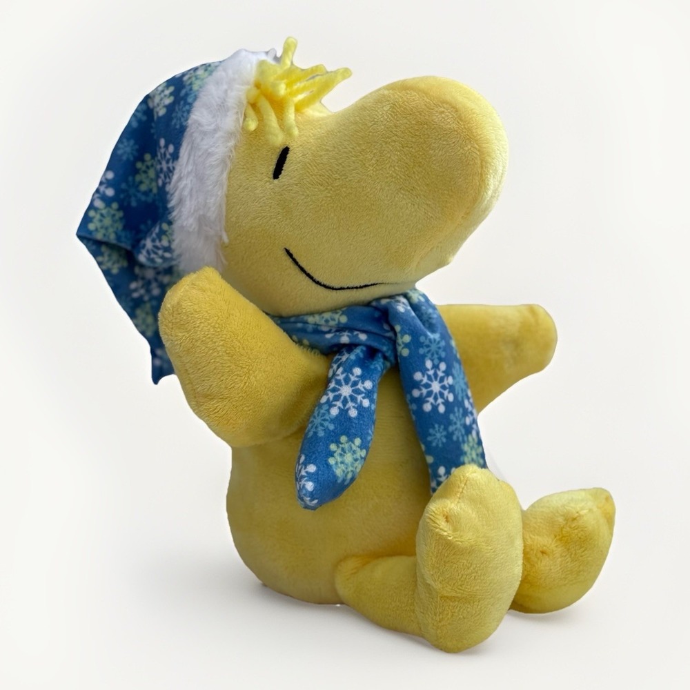 WOODSTOCK Animated Sings Dances Plush Peanuts 10" Plays Jingle Bells SEE VIDEO